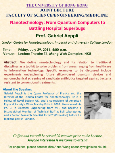 Nanotechnology: From Quantum Computers to Battling Hospital Superbugs